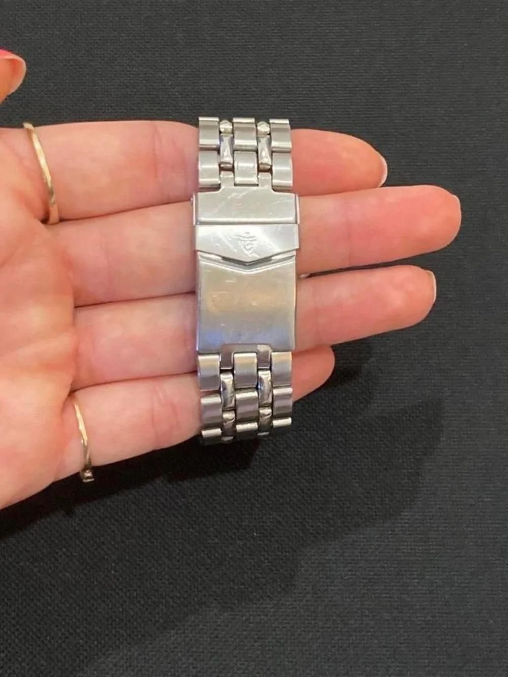 Croton Silver Stainless Steel Chronograph Watch with White Dial